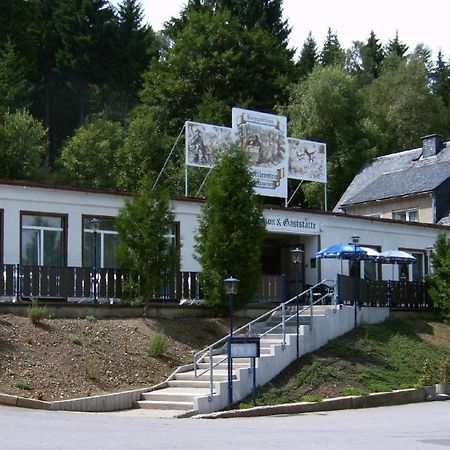 Pension Und Berggasthaus Kapellenstein Geyer Eksteriør billede